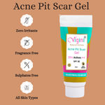 Buy Vigini 35% Actives Acne Pit Scars Spot Stop Face Day Night Gel Oily Prone Skin Pimples Remover Reduce Redness Pores Tightening Niacinamide Tea Tree Oil (Salicylic Glycolic Hyalurnoic) Acid Neem Ext SPF 30 Men Women 20ml - Purplle