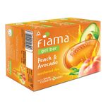 Buy Fiama Gel Bar Peach and Avocado for moisturized skin, with skin conditioners, 125 g soap (Pack of 3) - Purplle