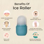 Buy GHAR SOAPS Ice Roller For Neck, Face & Eyes Massage, Reusable Facial Tool For Glowing & Tighten Skin (Blue) - Purplle