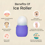 Buy GHAR SOAPS Ice Roller For Face & Eye Massage, Reusable Facial Tool for Glowing & Tighten Skin ( Purple ) - Purplle