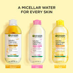 Buy Garnier Vitamin C Micellar Water, 125ml - Anti Pollution Cleanser For Dull Skin, Get 100% Clean Skin - Purplle