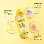 Buy Garnier Vitamin C Micellar Water, 125ml - Anti Pollution Cleanser For Dull Skin, Get 100% Clean Skin - Purplle