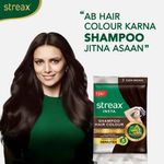 Buy Streax Insta Shampoo Hair Colour - Dark Brown (25 ml) - Purplle