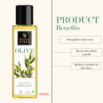 Buy Good Vibes Olive 100% Pure Cold Pressed Carrier Oil For Hair & Skin | Hair Repair, Anti-Ageing | No Parabens, No Animal Testing (100 Ml) - Purplle