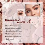 Buy Half N Half 15 in 1 Velvet Texture Eyeshadow Matte Palette, Flawless Shades, Easy to Blend, Waterproof Durable Highly Pigmented Eye Makeup Set Gift for Women, Multicolour - 01 (12gm) - Purplle