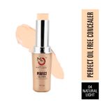 Buy Matt look Perfect Oil Free Concealer, Face Makeup, Natural Light (8 gm) - Purplle