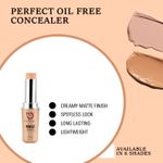 Buy Matt look Perfect Oil Free Concealer, Face Makeup, Natural Light (8 gm) - Purplle