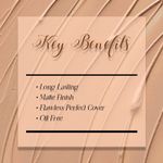 Buy Matt look Oil Free Concealer Flowless & Foundation, Ivory (35ml + 8gm) - Purplle