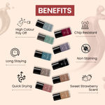 Buy TNW The Natural Wash Nailed It! - 09: Cherry Bomb | Nail Polish | Chip Resistant | Pigmented | Long Lasting | Quick Drying | 11 ml - Purplle