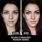 Buy Mattlook Make-up series Baked Blush & Highlight Palette, Multicolor-02 (12 gm) - Purplle