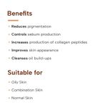 Buy DERMATOUCH Bye Bye Pigmentation Face Wash || Anti Pigmentation Face Wash for Women/Men with Niacinamide, Kojic Acid, & Glutathione -30G - Purplle