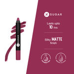 Buy SUGAR Cosmetics Matte As Hell Crayon Mini Lipstick - 32 Miss Rosa - 2.5 g - Purplle