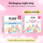 Buy Plush Ultra-Thin Sanitary Pads For Women, 7 Cotton Sanitary Napkins | 3 Heavy Flow XXL pads + 4 Medium Flow XL pads + 2 Panty Liners For Rash Free Periods | Pure U.S. Cotton Pads With Disposable Pouch - Purplle