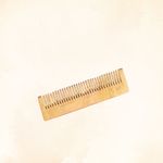 Buy Frescia Neem Wood Wide Tooth Hair Comb - Rectangular design - Purplle