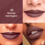 Buy Swiss Beauty HD Matte Lipstick Brandy Harrington 22 (3.5 gm) - Purplle
