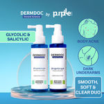 Buy DERMDOC Combo Kit for Smooth & Clear Skin | 5% Glycolic Acid Under Arm Treatment Spray (100 ml) | 2% Salicylic Acid Body Acne Treatment Spray (100 ml) | body & back acne treatment, dark underarms, dark patches - Purplle