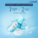 Buy Lakme Micellar Water for Makeup Removal | Gentle Cleanser & Makeup Remover for everyday use |For All Skin Types| 100 ml - Purplle