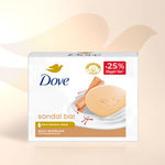 Buy Dove Sandalwood Beauty Bathing Bar 125 gm Bar (Pack of 3) - Purplle