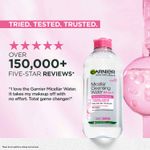 Buy Garnier Micellar Cleansing Water - Gentle Cleanser & Make Up Remover For Everyday Use - Suitable For Sensitive Skin, Dermatologically Tested, Vegan, For Men & Women, Remove 100% Dirt, Pollution, 400 ml - Purplle