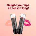 Buy Good Vibes Hydrating Lip Duo Cherry/ Peach Lip Balm with (SPF15) (4.2g x 2) - Purplle