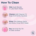 Buy GUBB Beauty Blender Makeup Sponge - Light Pink ,1 Pc - Purplle