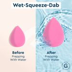 Buy GUBB Beauty Blender Makeup Sponge - Light Pink ,1 Pc - Purplle