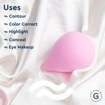 Buy GUBB Beauty Blender Makeup Sponge - Light Pink ,1 Pc - Purplle