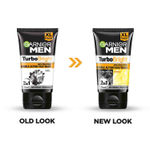 Buy Garnier Men Turbo Bright Double Action Face Wash Deep Cleansing Anti Pollution Face Wash 150 gm - Purplle