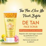 Buy Globus Naturals De Tan Face Scrub, 100 gm - Purplle