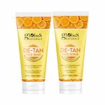 Buy Globus Naturals De Tan Orange  Face Wash, 100 gm Pack of 2 - Purplle