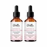 Buy Globus Remedies Glycolic & 1% Salicylic Acid Anti Acne Face Serum, 100ml (Pack of 2) - Purplle