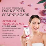 Buy Globus Naturals Glycolic & 1% Salicylic Acid Peel Off Mask Enriched with  Argan Oil , 100 gms (Pack of 2) - Purplle