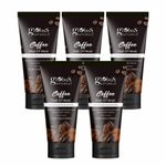 Buy Globus Naturals Coffee Peel Off Mask,Enriched with cocoa & Lemon ,100 gms (Pack of 5) - Purplle
