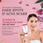 Buy Globus Naturals Glycolic & 1% Salicylic Acid Peel Off Mask Enriched with  Argan Oil , 100 gms(Pack of 3) - Purplle