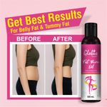 Buy Globus Remedies Fat Burn Oil, Anti-cellulite, Slimming oil for Body Shaping, 100ml (Pack of 3) - Purplle
