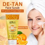 Buy Globus Naturals De Tan Face Scrub, Enriched with Lemon & Rose, For All Skin Types, 100 gm Pack of 3 - Purplle