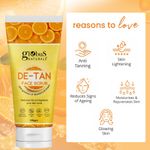 Buy Globus Naturals De Tan Face Scrub, Enriched with Lemon & Rose, For All Skin Types, 100 gm Pack of 3 - Purplle