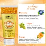 Buy Globus Naturals De Tan Face Scrub, Enriched with Lemon & Rose, For All Skin Types, 100 gm Pack of 3 - Purplle