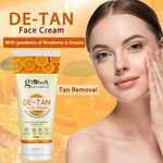 Buy Globus Naturals De Tan Face Cream, Enriched with Pineapple & Grapes, For All Skin Types, 100 gm Pack of 3 - Purplle