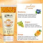 Buy Globus Naturals De Tan Face Cream, Enriched with Pineapple & Grapes, For All Skin Types, 100 gm Pack of 3 - Purplle