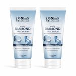 Buy Globus Naturals Revival Diamond Face Scrub with Goodness Of Sandalwood & Rice,100 gm Pack of 2 - Purplle