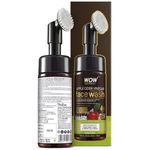 Buy WOW Apple Cider Vinegar Foaming Face Wash - No Parabens, Sulphate and Silicones (With Built-In Brush), 150 ml - Purplle