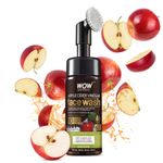 Buy WOW Apple Cider Vinegar Foaming Face Wash - No Parabens, Sulphate and Silicones (With Built-In Brush), 150 ml - Purplle