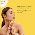 Buy Pilgrim 2% Vitamin C Lightening Lip Sleeping Mask for glowing lips 9 ml - Purplle