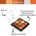 Buy Glam 21 BFF Spotlight Eyeshadow Palette | 9 Highly Pigmented Shades | Easily Blendable| Long-Staying | 9 gm - Shade-02 - Purplle
