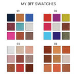 Buy Glam 21 BFF Spotlight Eyeshadow Palette | 9 Highly Pigmented Shades | Easily Blendable| Long-Staying | 9 gm - Shade-02 - Purplle