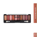 Buy Glam21 Shades of Trend Eyeshadow Palette | 10 Highly Pigmented Shades |Smudge Free & Long-Lasting | 13.5gm - Shade -03 - Purplle
