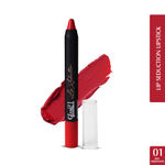Buy Glam 21 Lip Seduction Non- Transfer Crayon Lipstick| Lightweight & Longlasting|Creamy Matte Formula - 2.8gm|Red Obsession|02 - Purplle