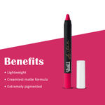 Buy Glam 21 Lip Seduction Non- Transfer Crayon Lipstick| Lightweight & Longlasting|Creamy Matte Formula - 2.8gm|Sherbet Pink|07 - Purplle