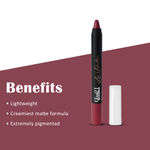 Buy Glam21 Lip Seduction Non- Transfer Crayon Lipstick| Lightweight & Longlasting|Creamy Matte Formula - 2.8gm|Mauve|13 - Purplle